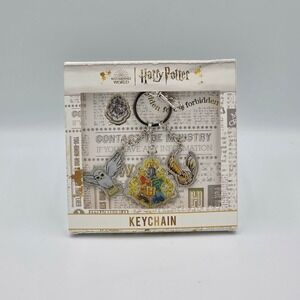 Harry Potter Wizarding World 3 Charm Key Chain Collectible New in Box